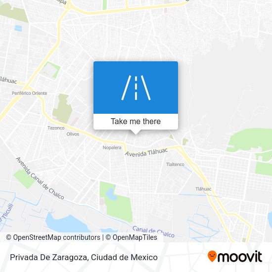 Privada De Zaragoza map