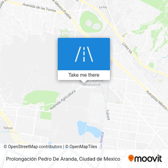 Prolongación Pedro De Aranda map