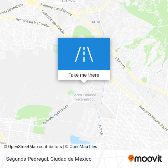 Mapa de Segunda Pedregal