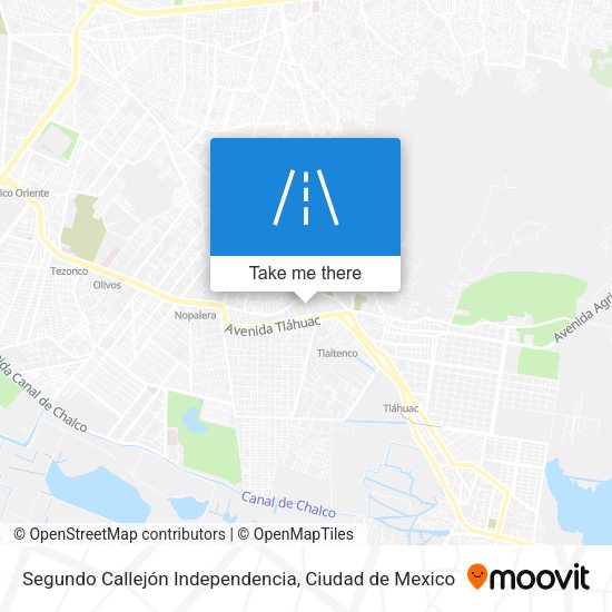 Mapa de Segundo Callejón Independencia