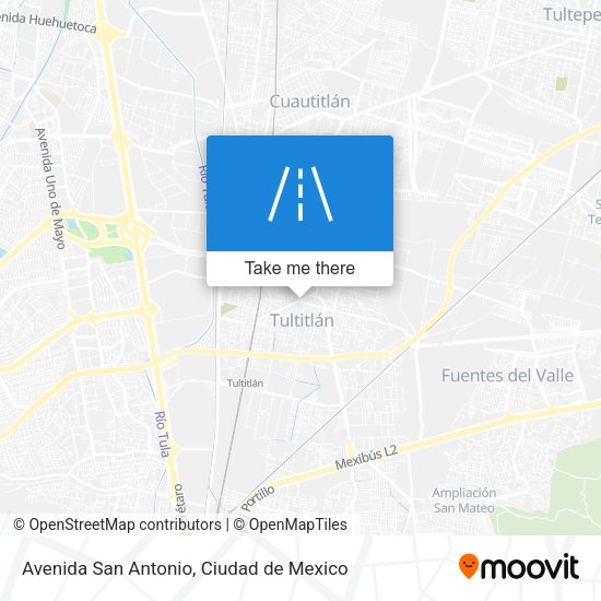 Avenida San Antonio map