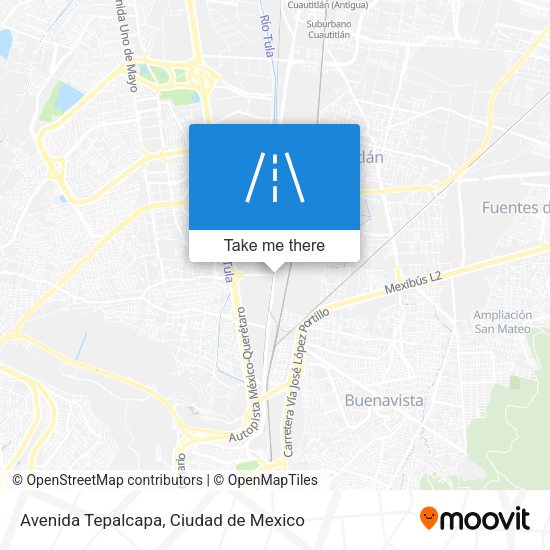Avenida Tepalcapa map