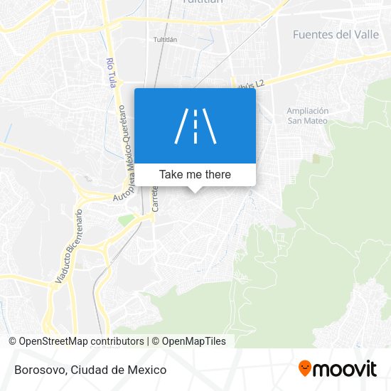 Mapa de Borosovo
