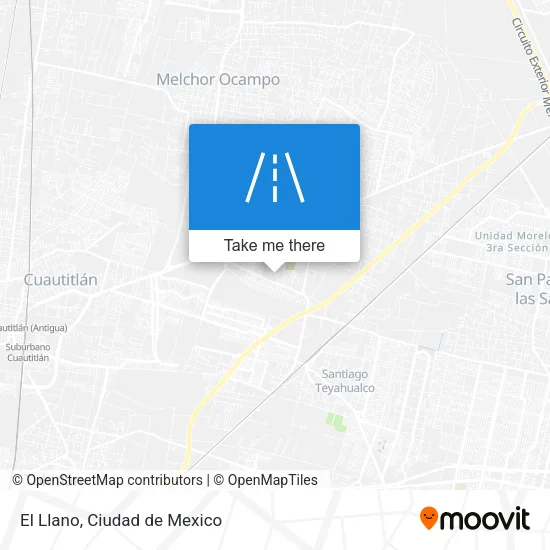 El Llano map