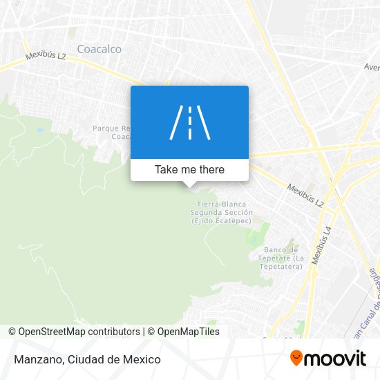 Mapa de Manzano