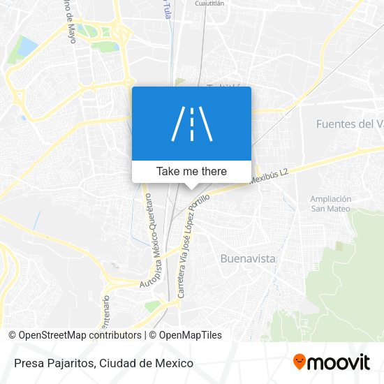 Presa Pajaritos map