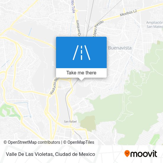 Mapa de Valle De Las Violetas