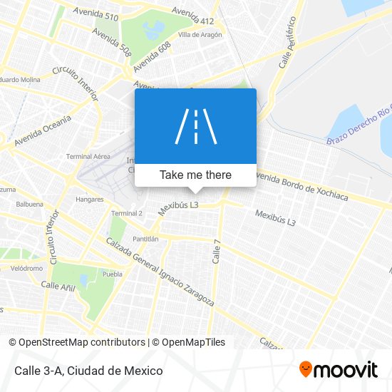 Mapa de Calle 3-A