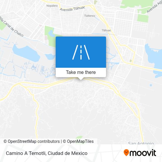 Camino A Temotli map