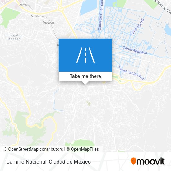 Mapa de Camino Nacional