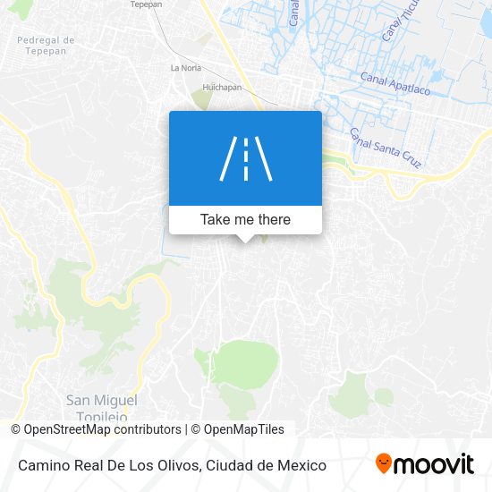 Mapa de Camino Real De Los Olivos