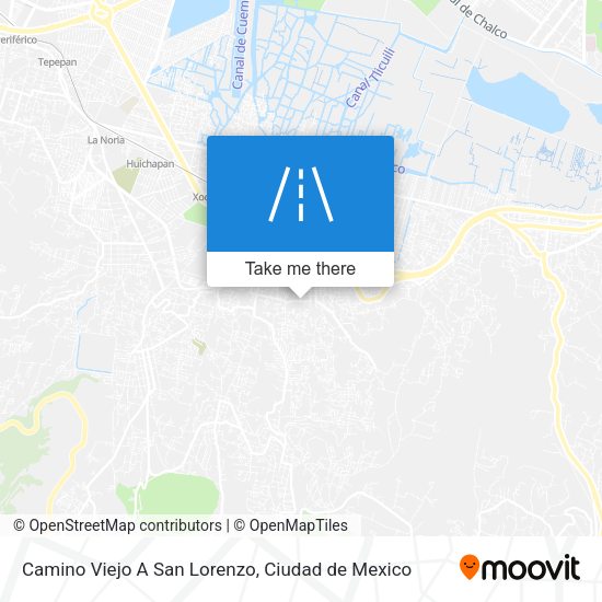 Mapa de Camino Viejo A San Lorenzo