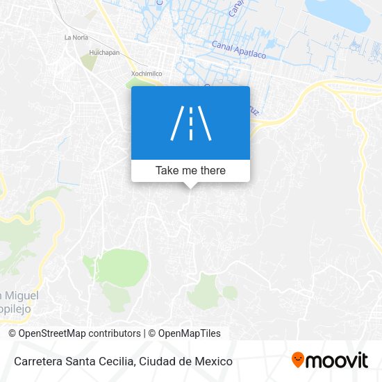 Mapa de Carretera Santa Cecilia