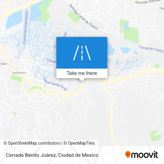 Cerrada Benito Juárez map