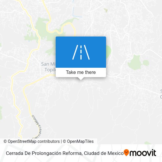 Cerrada De Prolongación Reforma map