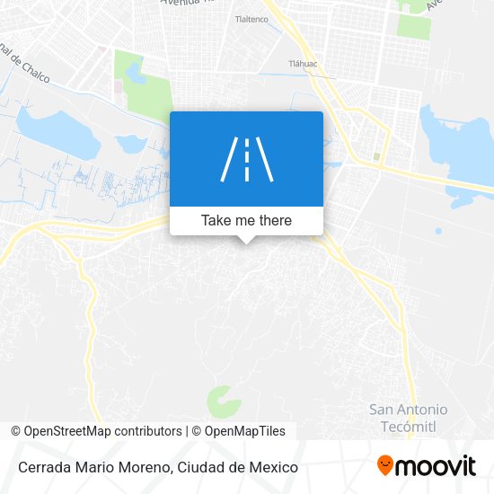 Cerrada Mario Moreno map