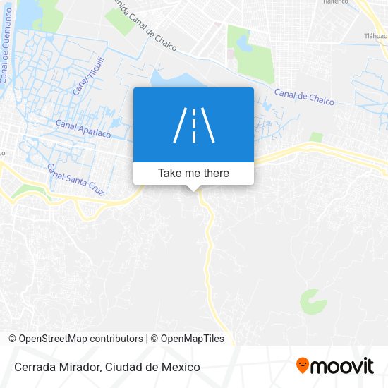 Mapa de Cerrada Mirador
