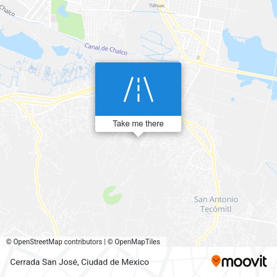 Cerrada San José map