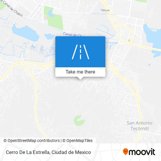 Cerro De La Estrella map