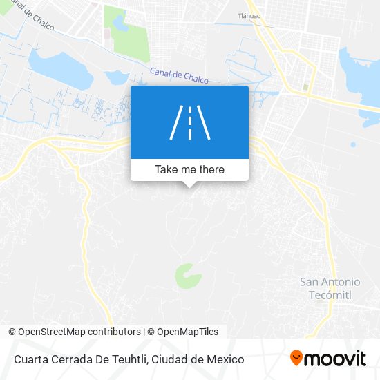 Mapa de Cuarta Cerrada De Teuhtli