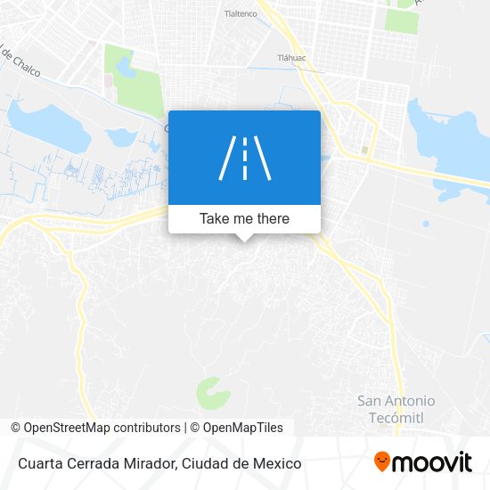 Mapa de Cuarta Cerrada Mirador