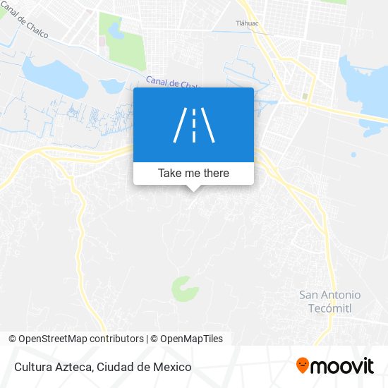 Cultura Azteca map