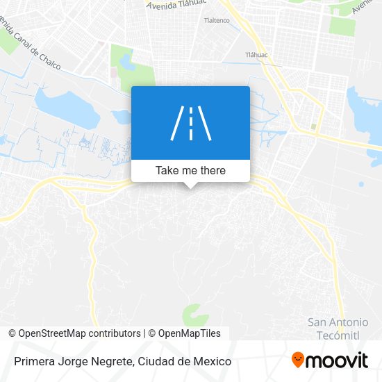 Primera Jorge Negrete map