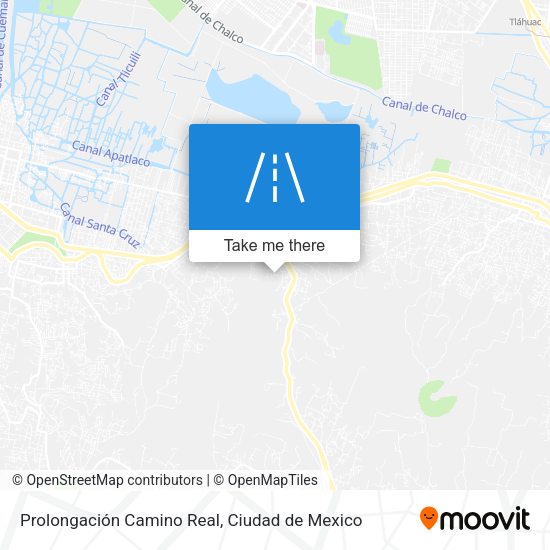 Mapa de Prolongación Camino Real