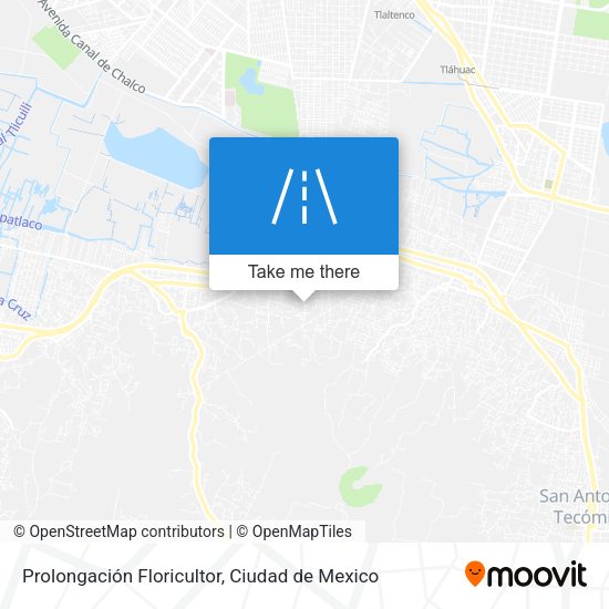 Prolongación Floricultor map