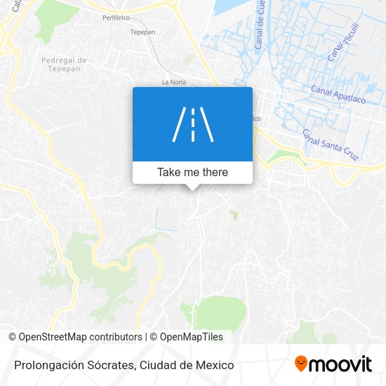 Prolongación Sócrates map