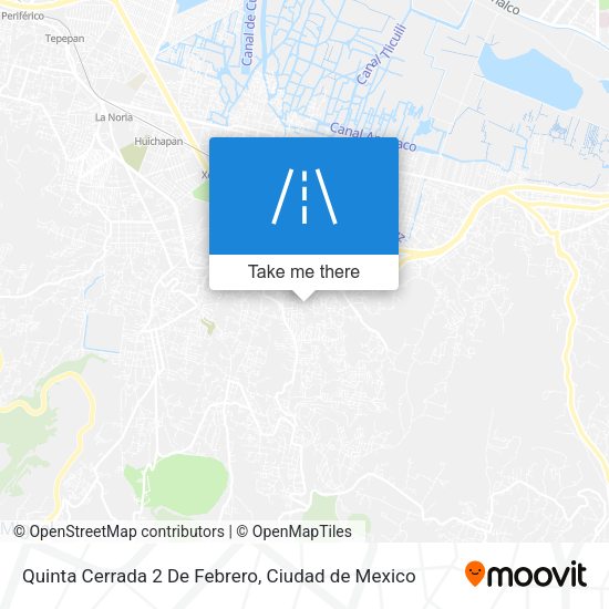 Quinta Cerrada 2 De Febrero map