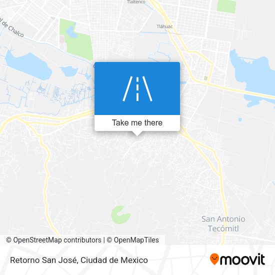 Mapa de Retorno San José
