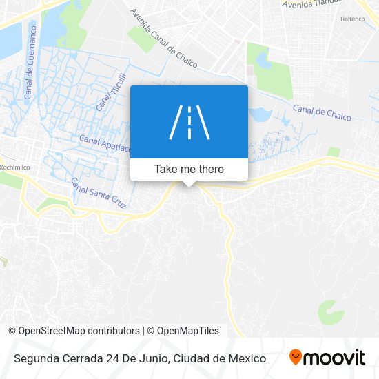 Mapa de Segunda Cerrada 24 De Junio