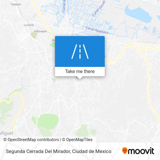 Segunda Cerrada Del Mirador map