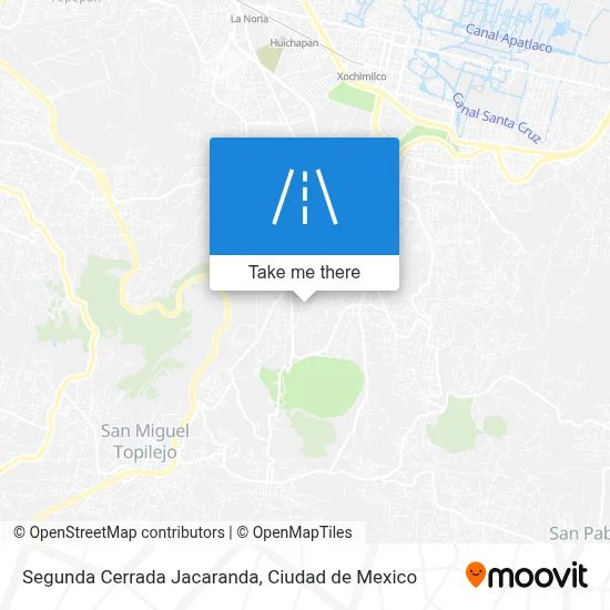 Segunda Cerrada Jacaranda map