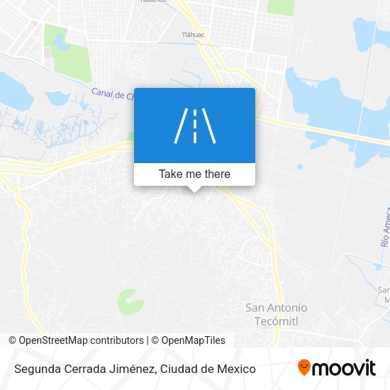 Segunda Cerrada Jiménez map