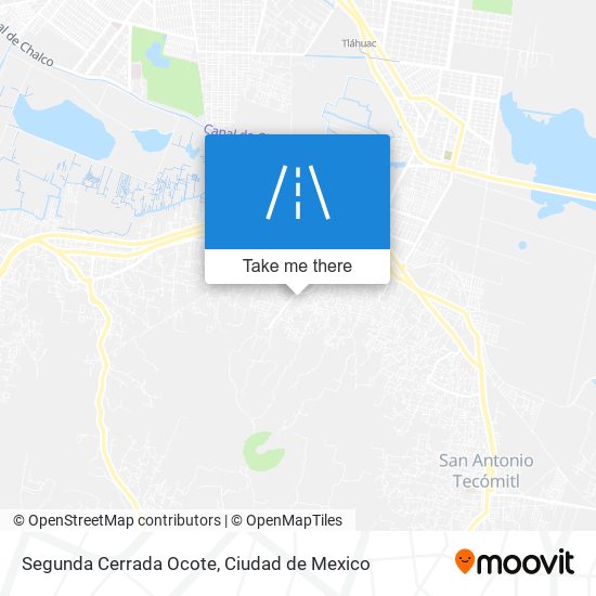 Segunda Cerrada Ocote map