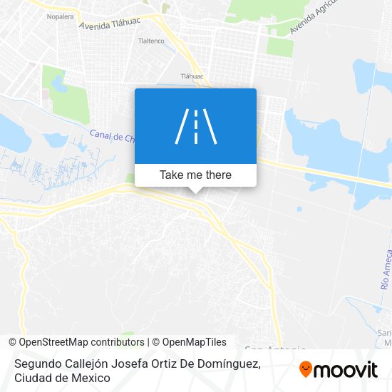 Mapa de Segundo Callejón Josefa Ortiz De Domínguez