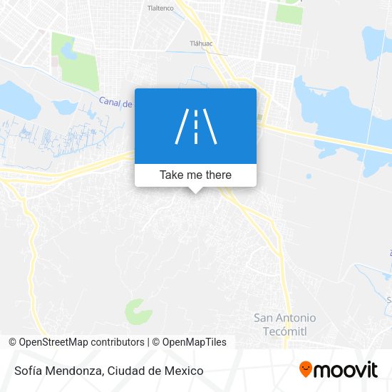 Sofía Mendonza map