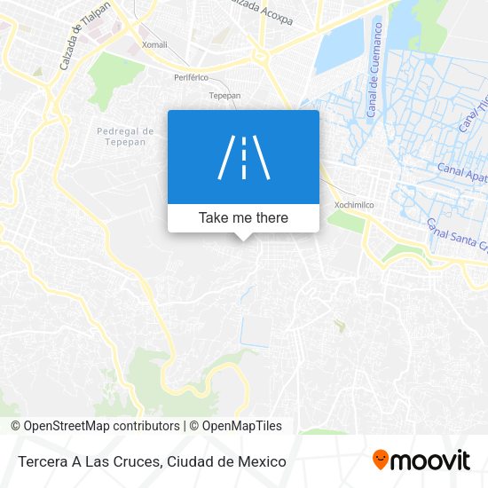 Mapa de Tercera A Las Cruces