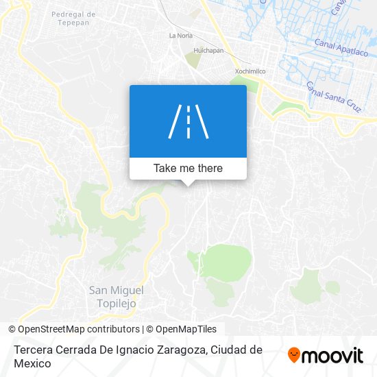 Tercera Cerrada De Ignacio Zaragoza map
