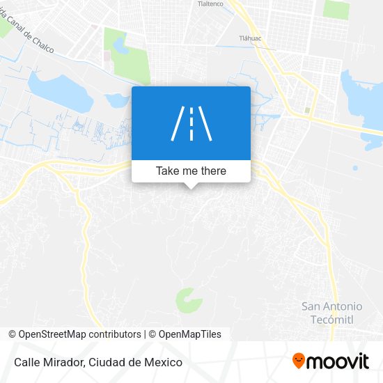 Calle Mirador map