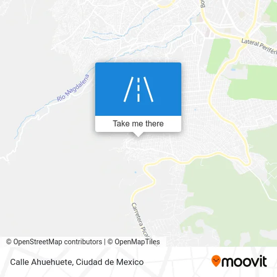 Calle Ahuehuete map