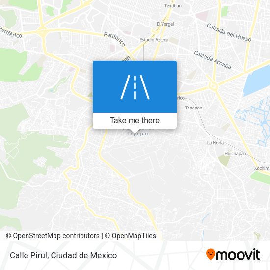 Mapa de Calle Pirul