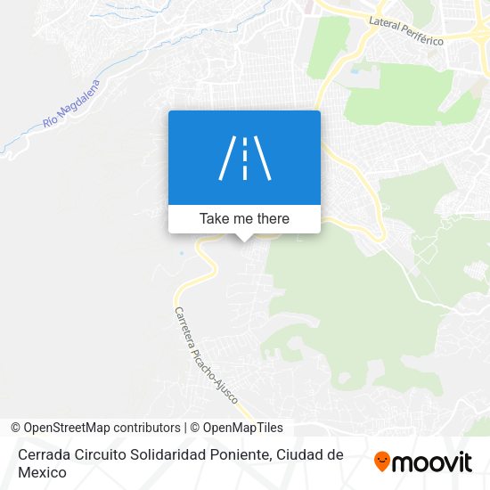 Cerrada Circuito Solidaridad Poniente map