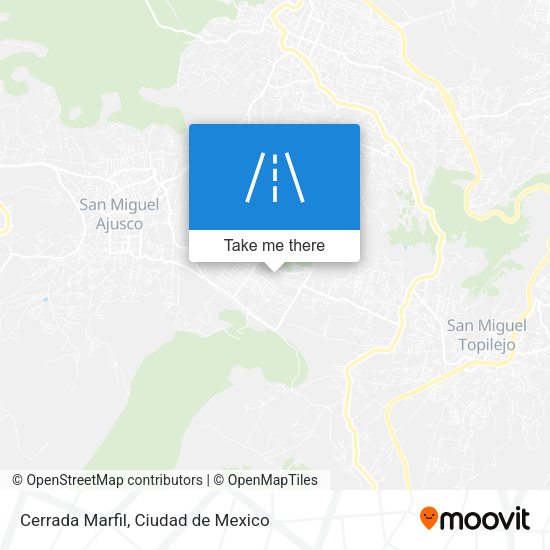 Cerrada Marfil map