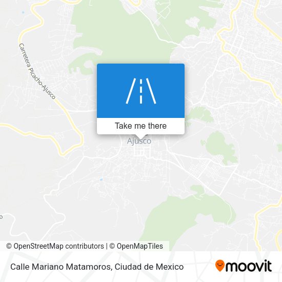 Mapa de Calle Mariano Matamoros