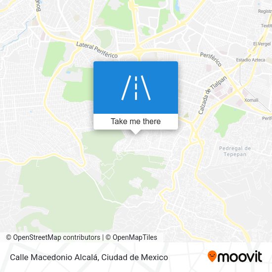 Calle Macedonio Alcalá map