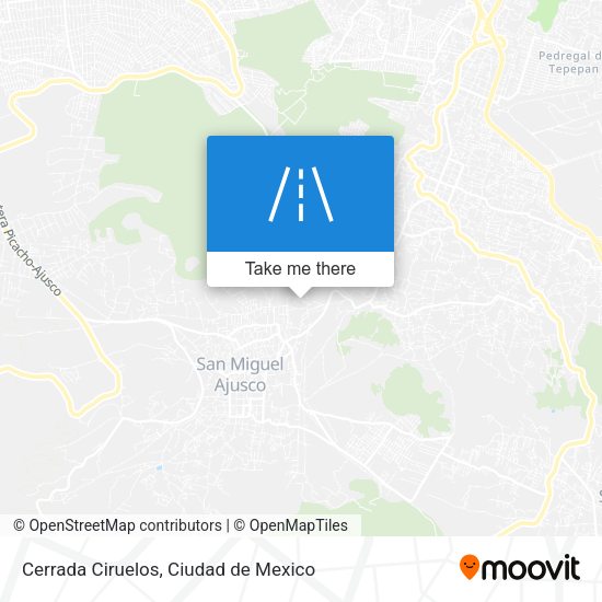 Mapa de Cerrada Ciruelos