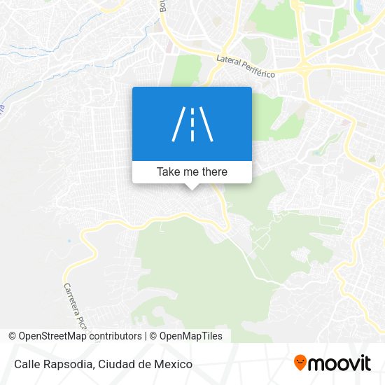 Mapa de Calle Rapsodia